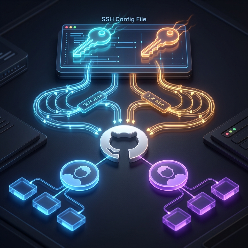 Managing multiple GitHub accounts on one machine